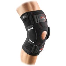McDavid Kniebandage mit Dual Disk Scharnier - Schwarz