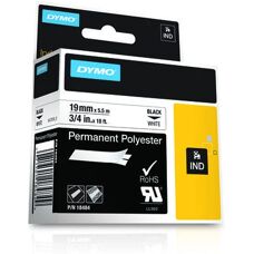 Dymo Rhino Band industrielle polyesteretiketter, 19 mm x 5,5 m - Etiketbånd