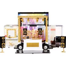 Set de juego autobús y escenario Rainbow Vision Tour - MGA
