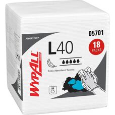 Kimberly Clark Servetter L40 - Lätt Användning - Vit