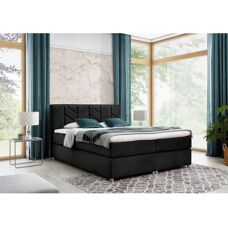 Fun-Möbel - BARTOLO DELUX - 180x200cm - Schwarz - Bed