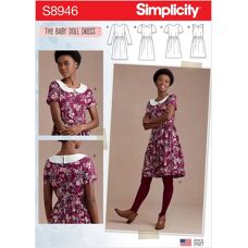 Simplicity 8946 Dames Skater Jurk Naaipatroon - Patroon