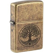 Zippo Antyczne Drzewo Życia Zapalniczka - Antyczny Mosiądz