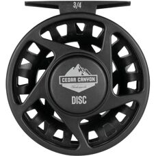 Shakespeare Cedar Canyon Disc Fliegenrolle - 5/6 - Schwarz