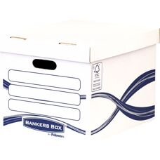 Fellowes 4460801 Tároló doboz - Téglalap alakú, Kék & Fehér