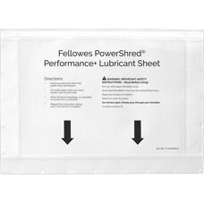 Fellowes 4025601 White Paper Shredder Lubricant Sheets - Paper Shredder Accessory