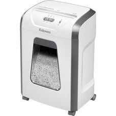 Destructeur de documents Fellowes 15C coupe croisée - 19L - Blanc - Publicité