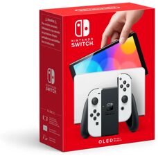 Nintendo Switch OLED White - Handheld, Tabletop & TV Mode - 64GB