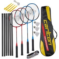 Carlton Tournament 4 Badminton Set met Net & Shuttles