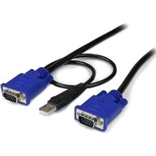 StarTech.com SVECONUS10 10 ft Ultra Thin USB VGA KVM Cable