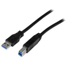 Câble USB StarTech.com - 1m USB 3.0 A vers B Noir - Publicité