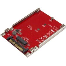 StarTech.com U2M2E125 Adapter - M.2 zu U.2 - Schwarz