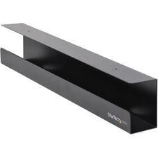 StarTech.com Black Cable Management Tray for Desk - Organizer