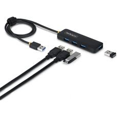 StarTech USB-Hub H5A4A - 4 Ports Schwarz - 5000 Mbps