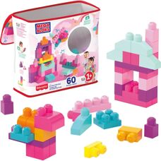 Mega Bloks Blue Building Toy - 60 Pieces for Ages 1-5