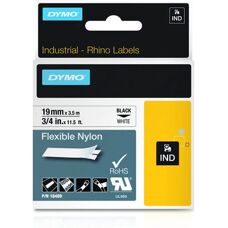 Ruban d'étiquettes en nylon blanc DYMO - 19mm x 3,5m - Ruban d'étiquetage - Publicité