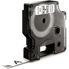 Dymo 45013 - Schwarz auf Weiß - Etikettenband - 12mm
