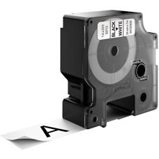 DYMO D1 Standard - Schwarz auf Weiß - 24mm Etikettband