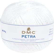 Fil di uncinetto DMC Modello 993A/5-B5200 - Cotone, Bianco