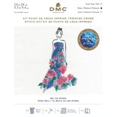 Zestaw do haftu krzyżykowego Rose Ball DMC - Nici i Tkanina