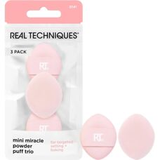 Real Techniques Mini Miracle Poederpuff Trio - Make-up Sponsenset - 3 stuks