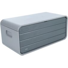 Cassapanca di stoccaggio Lifetime grigia HDPE 147x65x72cm