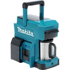 Makita DCM501Z - Bleu - Machine à café en capsules - Publicité
