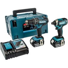 Makita DLX2131TJ Combi Kit, 18 V
