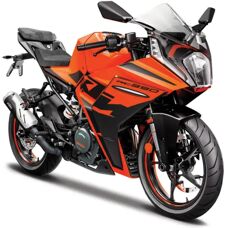 Modello in lamiera KTM RC 390 - Arancione/Nero - Moto