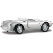 Maisto Porsche 550 Spyder Argento - Modellino auto 1:18