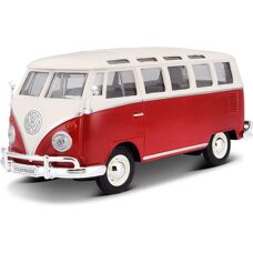 Maisto Volkswagen Van Samba Rot 1:24 - Diecast Modellauto