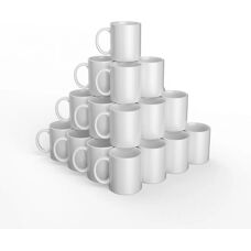 Conjunto de Canecas Brancas Cricut - 36 pcs - 340 ml