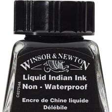 Winsor & Newton 94376954180 Kreslicí inkoust - Černá - 14ml