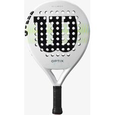 Racheta de Padel Wilson Optix V1 Albă din Fibra de Sticlă - Rachetă de Padel