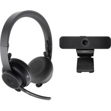 Logitech Zone Wireless Hodetelefoner - Graphit Bluetooth - Kontor Headset - Mikrofon