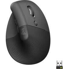 Logitech Lift Vertikal Ergonomisk Mus - Trådlös, Bluetooth, 4000 DPI