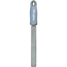 Microplane Denim Blue Zester/Grater - Rustfritt stål, Sitrus, Hvitløk, Sjokolade