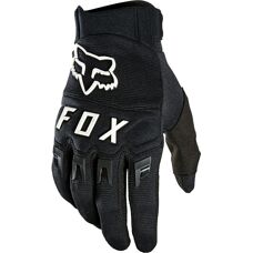 Fox Dirtpaw Schwarzwweiß Motorrad-Handschuhe - Motorradhandschuhe