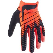 Gants Orange Fluorescents Fox 360 - Équipement Moto