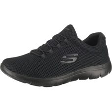 Skechers Summits Schwarze Slip-On Schuhe - Damen Ganzjährig
