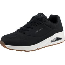 Skechers Hommes Uno Stand On Air Memory Foam Baskets - Noir - Chaussures Sportifs Décontractés