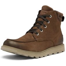 Sorel Madson II Moc Toe WP Brown Leather Boots - Boots