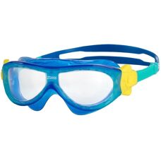 Zoggs Phantom Kids Swim Mask - Blue/Turquoise/Clear