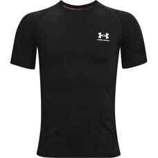 Under Armour HeatGear Armour T-shirt med kort ärm för pojkar - Svart - T-shirt