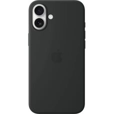 Silikonový kryt Apple s MagSafe (iPhone 16 Plus) - Černý