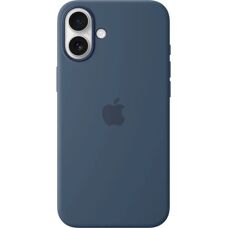 Coque en silicone Apple avec MagSafe (iPhone 16 Plus) - Denim