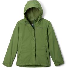 Columbia Arcadia Green Rain Jacket - Rainproof Breathable Compactable for Kids