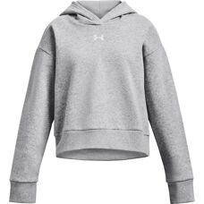 Under Armour lányok Rival Fleece rövid kapucnis pulóver - Pulóverek