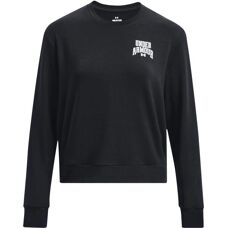 Hanorac cu glugă Under Armour Rival Terry Graphic pentru femei Negru / Alb XS - Hanorac