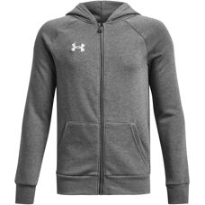 Under Armour fiúpok teljes hosszúságú kapucnis pulóver - Castlerock Light Heather - Pulóverek